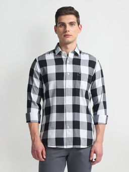 Arrow Sports - Black Pure Cotton Manhattan Slim Shirt