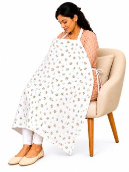 Motherly - Nursing Cover for Breastfeeding – Soft Breathable Feeding Apron for Mom