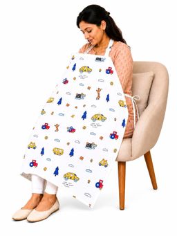 Motherly - Nursing Cover for Breastfeeding – Soft Breathable Feeding Apron for Mom