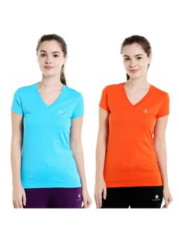 Bodycare - Bodyactive Pack Of 2 Women'S Tshirt - Multi-Color