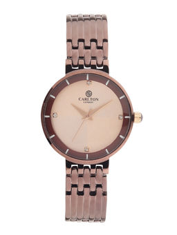 Carlton London - Analog Watch - Rose Gold