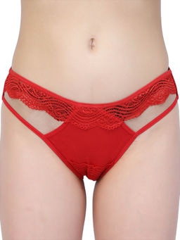 Cukoo - Lacy Red Bikini Panty