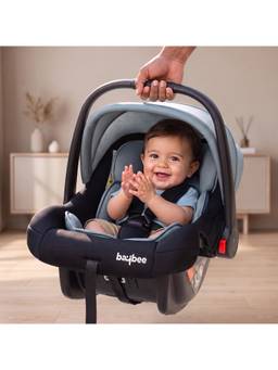 BAYBEE - Green 4-in-1 Baby Carry Cot with Car Seat, Rocker & Feeding Chair Mode