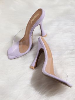 Truffle Collection - Purple Solid Heels