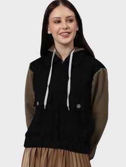 Campus Sutra - Multi-color Solid Jacket