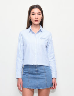 U.S. POLO ASSN. - Blue Vertical Striped Regular Fit Shirt