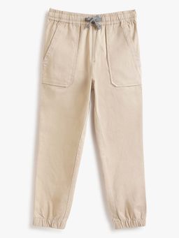 Campana - Beige Solid Joggers