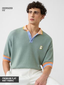 The Souled Store - Originals: Mr. Soul Men Oversized Polo T-shirt