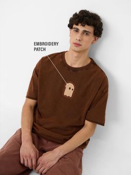 The Souled Store - Originals: Stone Souled Men Oversized T-shirt