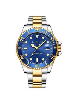 Giordano - Men Analog Multi-Color Stainless Steel Strap Blue Dial Watch-GZ-50006-88 (M)