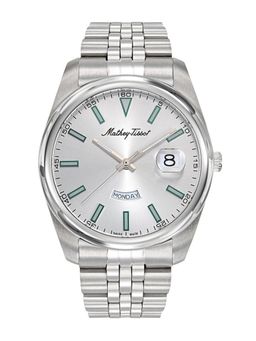Mathey-Tissot - Men Swiss Made Mathy Day Silver Dial Watch-H510AS (M)