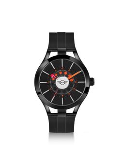 MINI Cooper - Men Black Quartz Silicone Strap Watch-161302 (M)