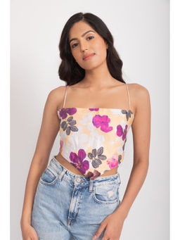 AROOP SHOP INDIA - Multi-Color Andrea Napkin Crop Top