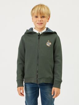 One Friday - Green Solid Jacket