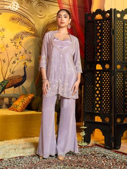 Label S4U - Lavender Embellished Co-Ord Set