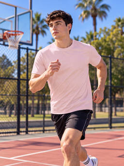 Bewakoof - Men's Pink T-shirt