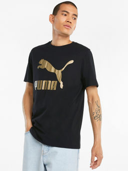 Puma - Classics Logo Mens Black T-Shirt