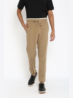 Muvazo - Beige All Day Comfy Joggers