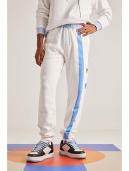 Muvazo - White Mood-Mingle Mens Jogger
