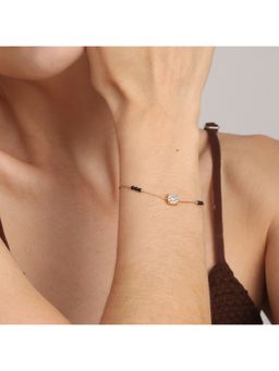 Palmonas - 925 Sterling Silver Sarvani Mangalsutra Bracelet | 18K Gold Vermeil for Womens