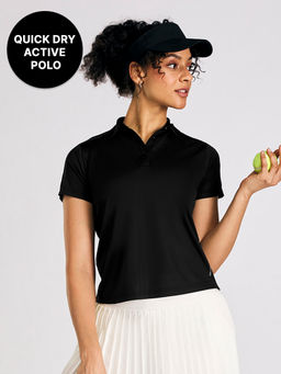 Kica - Quick-Dry Polo Top for Women In Comfort Fit