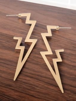 OOMPH - Gold Geometric Drop Earrings