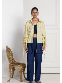 SAKSHI G CHAWLA - Levi Muli Colored Cotton Co-Ord Set