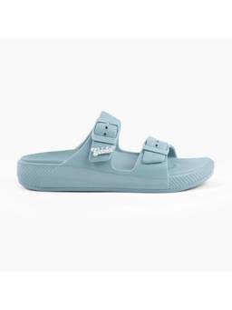 SOLETHREADS - Women Blue Casual Comfort Sliders
