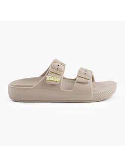 SOLETHREADS - Women Beige Casual Comfort Sliders