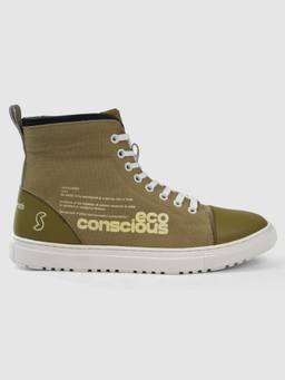 SOLETHREADS - Men Olive Sneakers