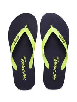 SOLETHREADS - Men Yellow Casual Comfort Flipflops