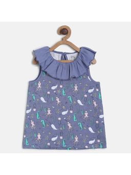 MINI KLUB - Kids Girls Purple Knit Top