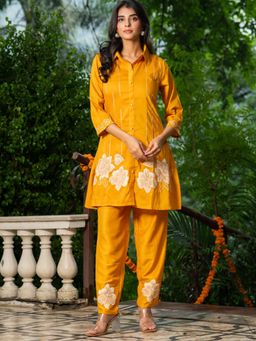 HOUSE OF JAMOTI - Sun Pop Mustard Co-Ord Set