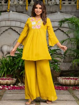 HOUSE OF JAMOTI - Jimina Mustard Co-Ord Set