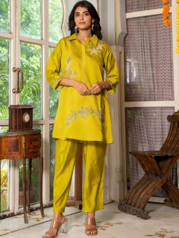 HOUSE OF JAMOTI - Sabeen Yellow Co-Ord Set