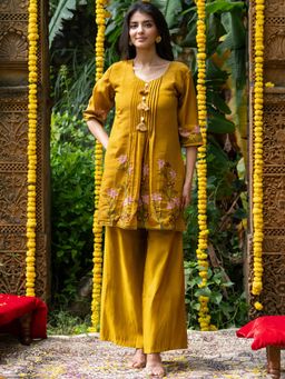 HOUSE OF JAMOTI - Bluebell Grace Mustard Co-Ord Set