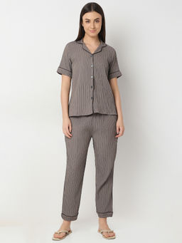 Smarty Pants - Womens Polyester Chocolate Shirt and Pajama (Set of 2)