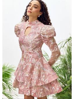 ZABELLA - Pink Sienna Sequin Mini Dress