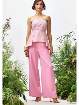 ZABELLA - Pink Margot Lace Top with Pant