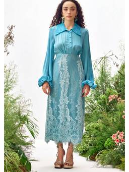 ZABELLA - Blue Liliana Lace Dress