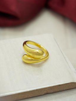 Niscka - 24k Gold Plated Anti-Tarnish Snake Ring