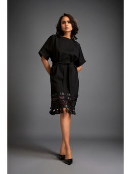 Deepika Arora - Womens Embroidered Pink Dress Belt (Set of 2)