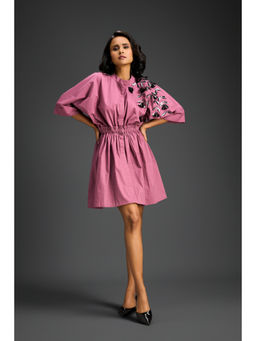 Deepika Arora - Womens Embellished Mauve Dress