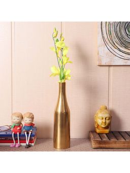 De Maison Decor - Matt Gold Champagne Bottle Small Table Vase