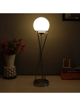De Maison Decor - Sybil'S Orb Silver Table Lamp In Pewter Finish