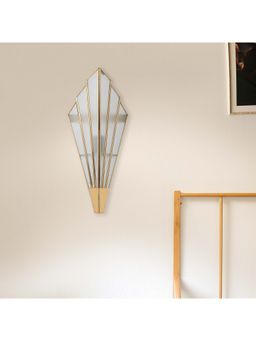 De Maison Decor - Triangular Abstract Luxe Wall Lamp with Frosted Glass