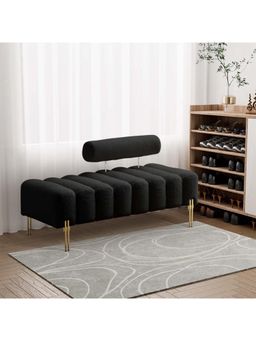 Doe Buck - Victoria Bench In Boucle Fabric