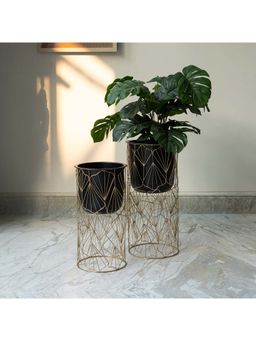 Logam - Fynn Planter Set Of 2 (Black)