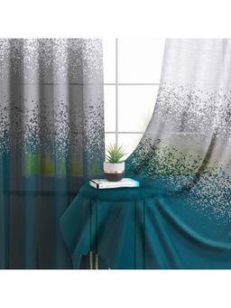 Story@Home - 152 Cm (5 Ft) Window Polyester Transparent Abstract Curtains (Pack Of 2)