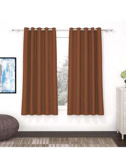 Story@Home - 152 Cm (5 Ft) Window Polyester, Silk Blackout Single Printed Curtain